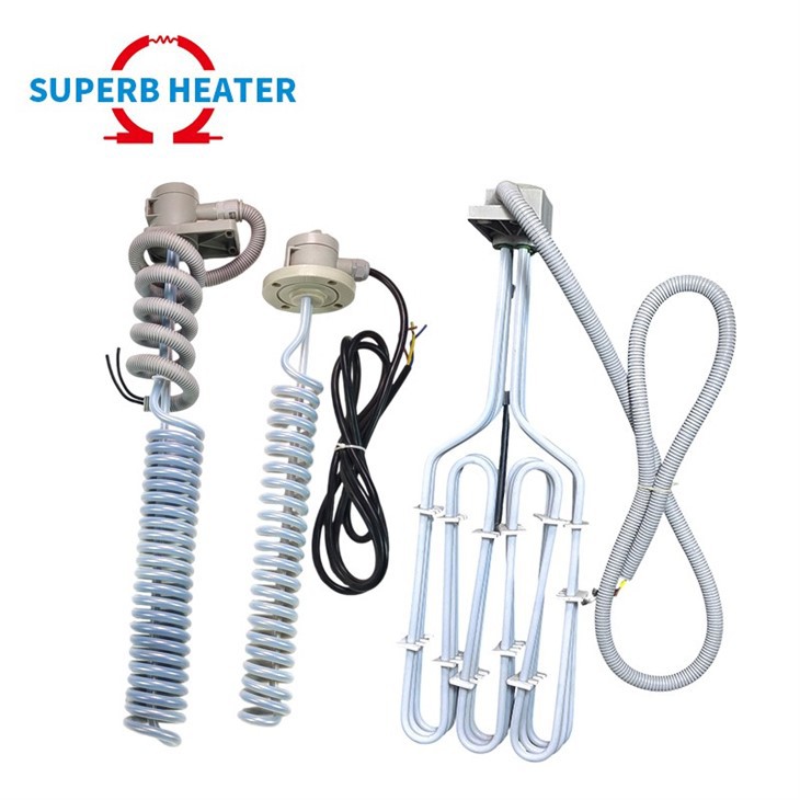 220V Anti Corrosion Tubular Coated Ptfe Immersion Water Heater Element For Electroplating Industry best